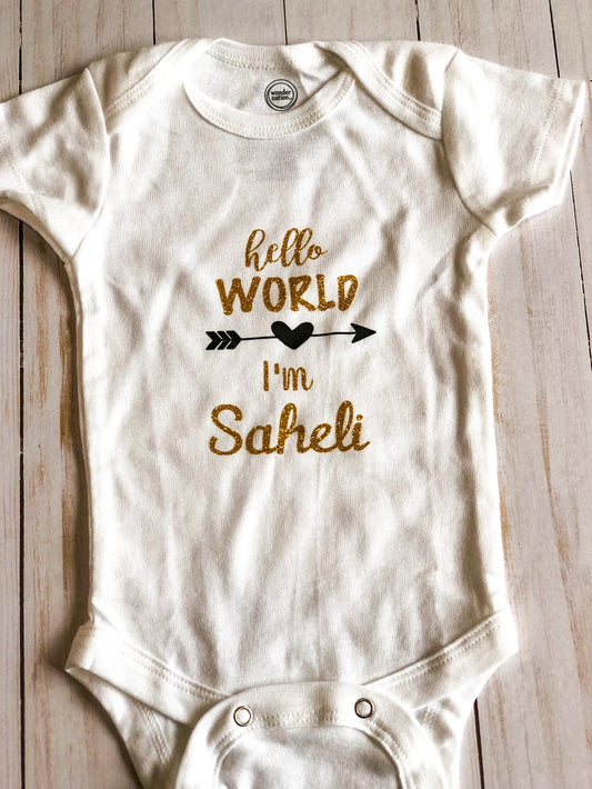 Welcome to the World Onesie