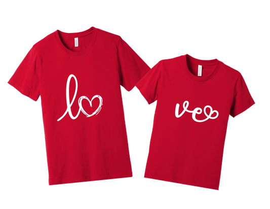 Mommy & Me Valentine's Day Tees (Youth)
