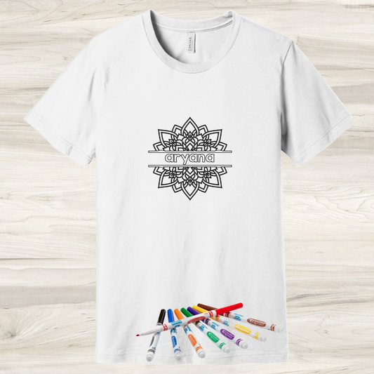 Diwali "Never Ending" Coloring Shirt